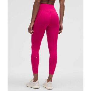 LULULEMON Wunder Train HR Tight w/ Pockets 25" Pink | 8